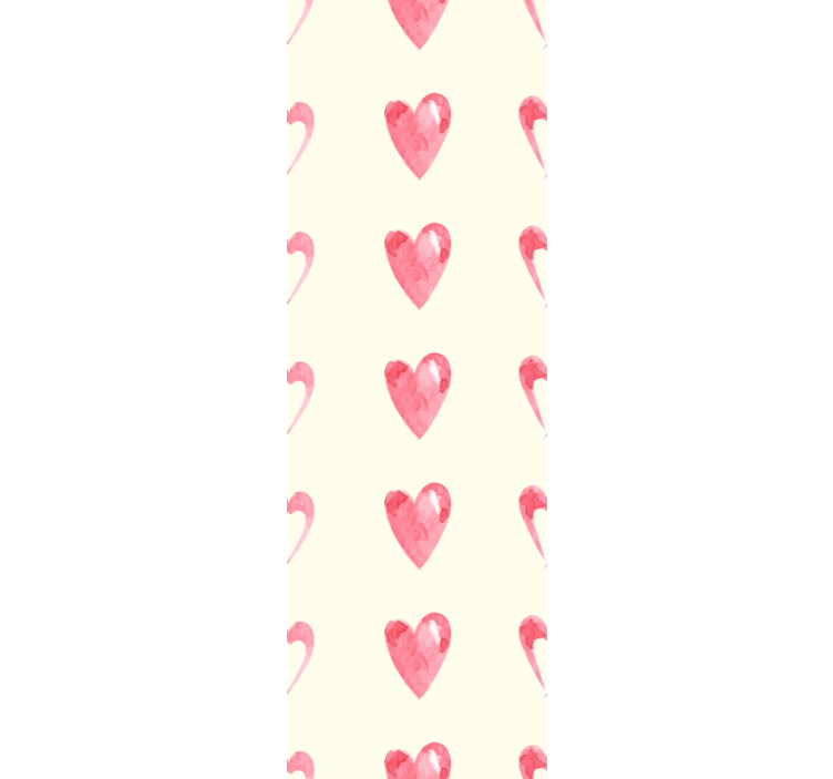 Tenda a rullo moderna cuori sprecati decorativi - TenStickers