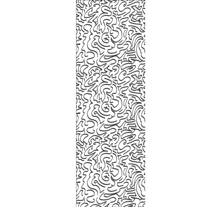 Tenda a rullo moderna schizzi ispirati al vento - TenStickers