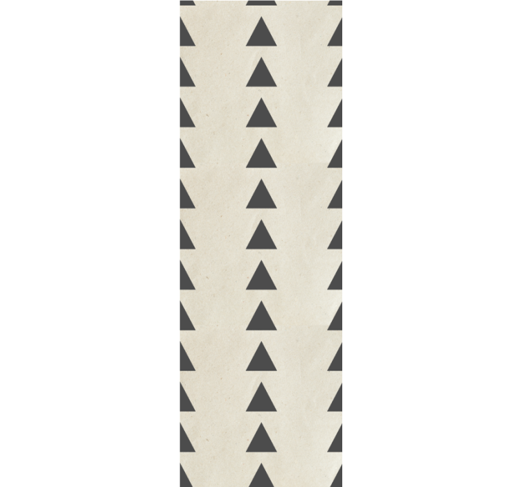 Tenda a rullo moderna triangoli grigi scuri effetto usurato - TenStickers