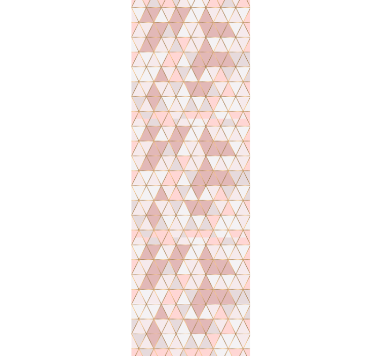 Tenda a rullo moderna linee dorate colori chiari e texture - TenStickers