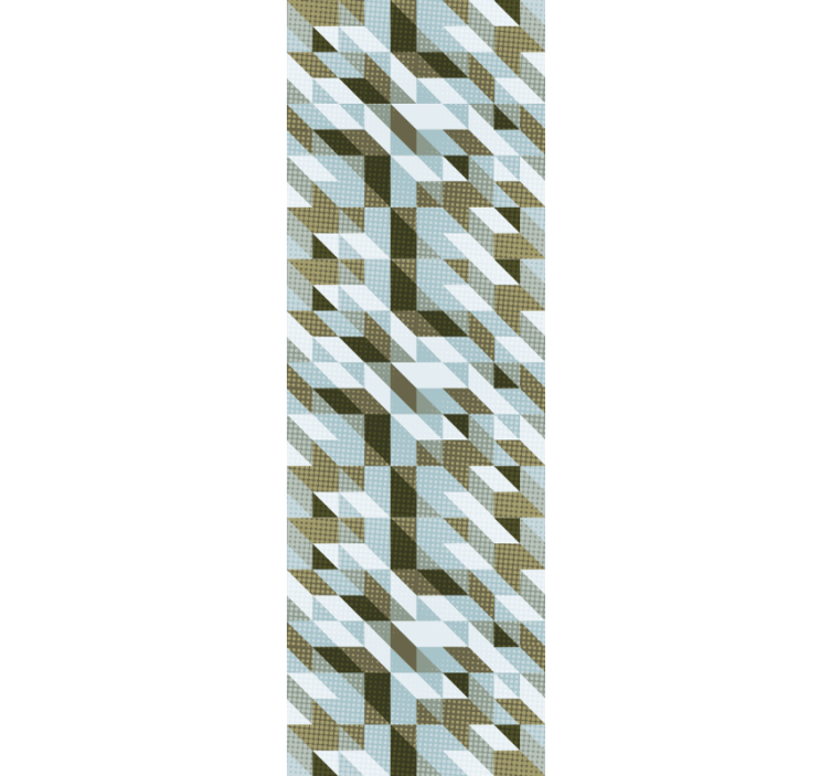 Tenda a rullo moderna triangoli moderni - TenStickers