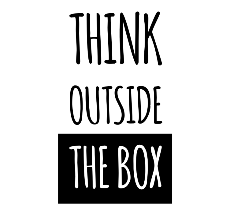 Tenda a rullo soggiorno pensa fuori dagli schemi - TenStickers