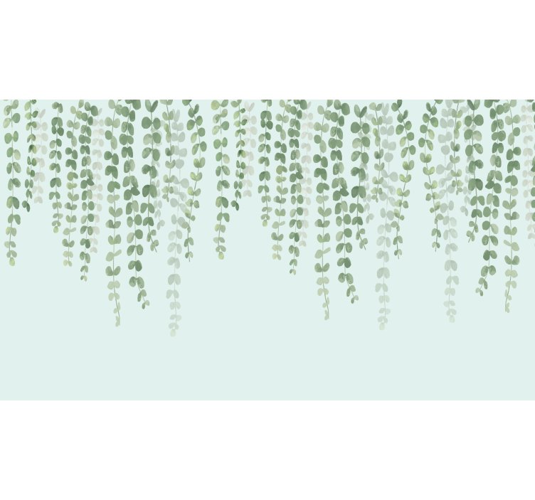 Tenda a rullo soggiorno piante eleganti sospese - TenStickers