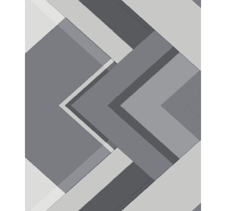 Tenda a rullo grigia geometrica - TenStickers