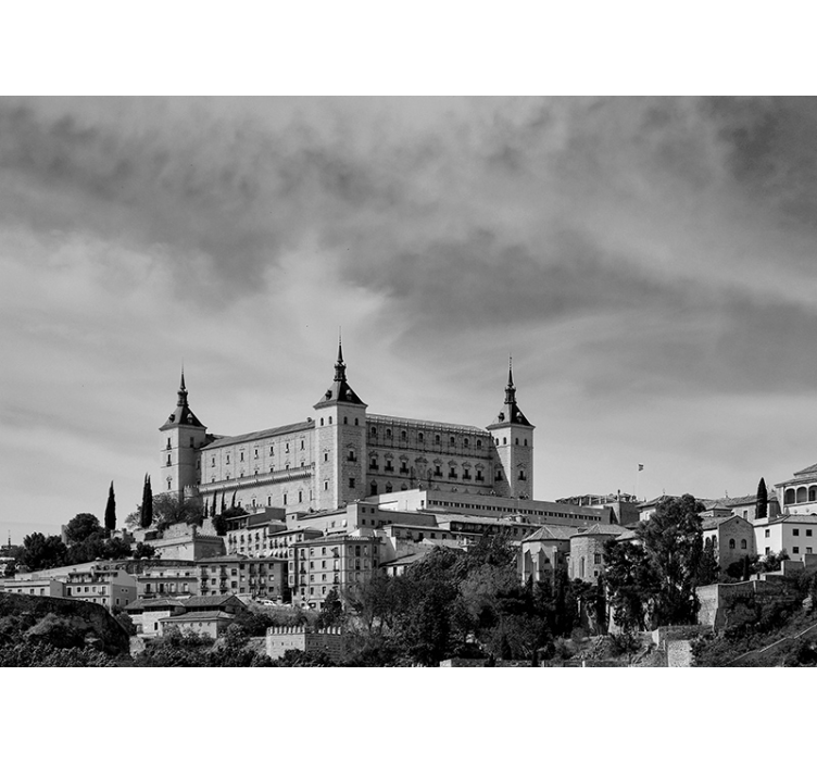 Tenda a rullo grigia alcázar di toledo - TenStickers