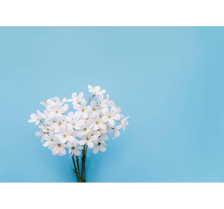 Tenda a rullo blu sfondo jazmin blu - TenStickers