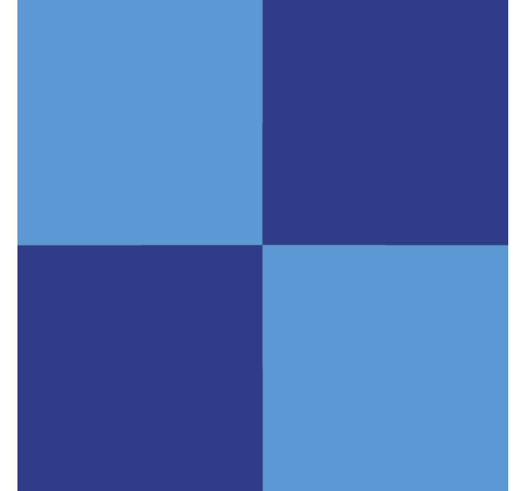 Tenda a rullo blu motivo scuro e blu - TenStickers