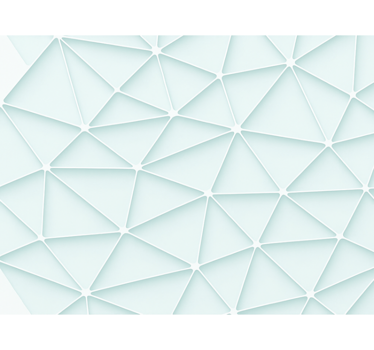 Tenda a rullo blu design triangolo astratto - TenStickers