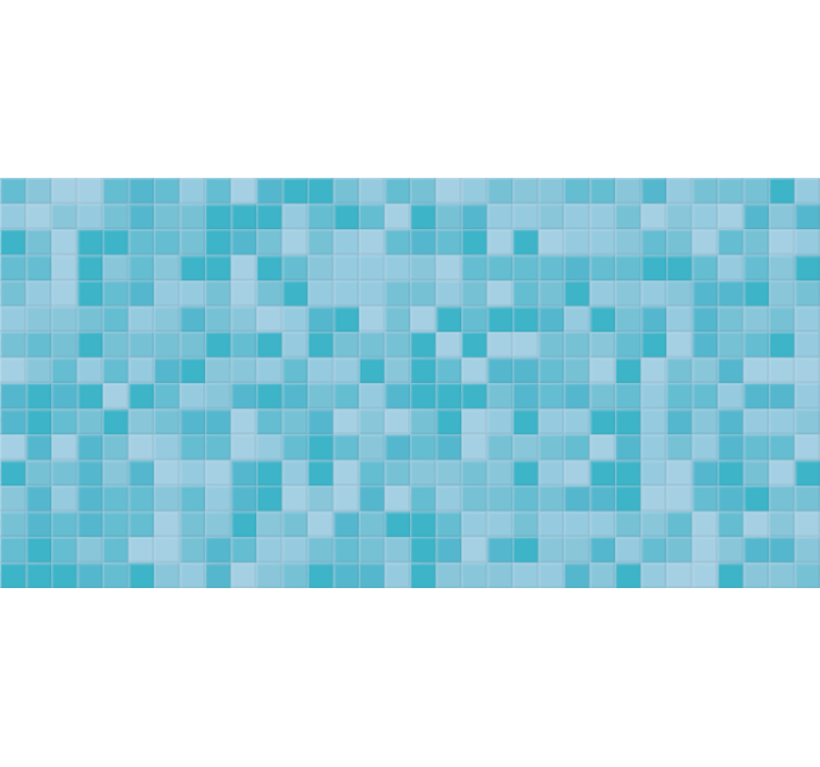 Tenda a rullo blu stile veneziano - TenStickers