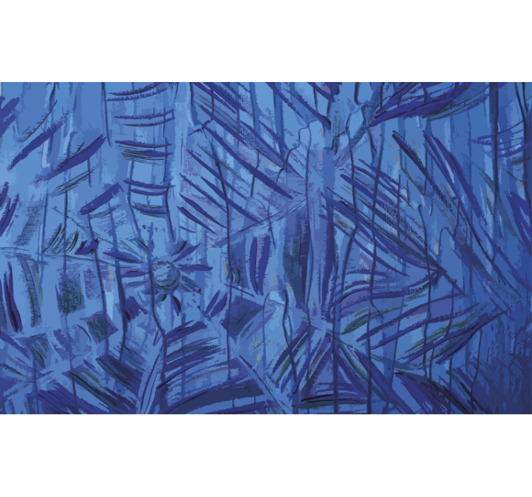 Tenda a rullo blu ragnatela d'inchiostro blu - TenStickers