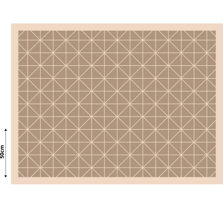 Tenda a rullo beige piastrella beige decorata - TenStickers