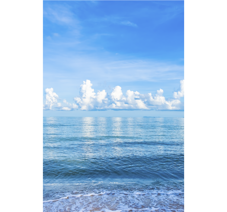 Tenda a rullo con mare e nuvole - TenStickers