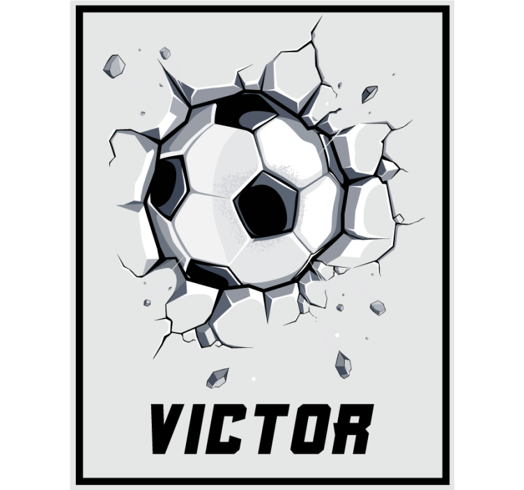 Tenda a rullo personalizzabile Palla  - TenStickers