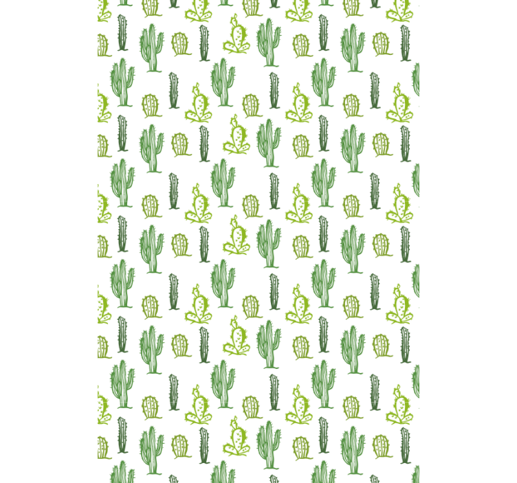 Tenda a rullo cactus modello verde - TenStickers