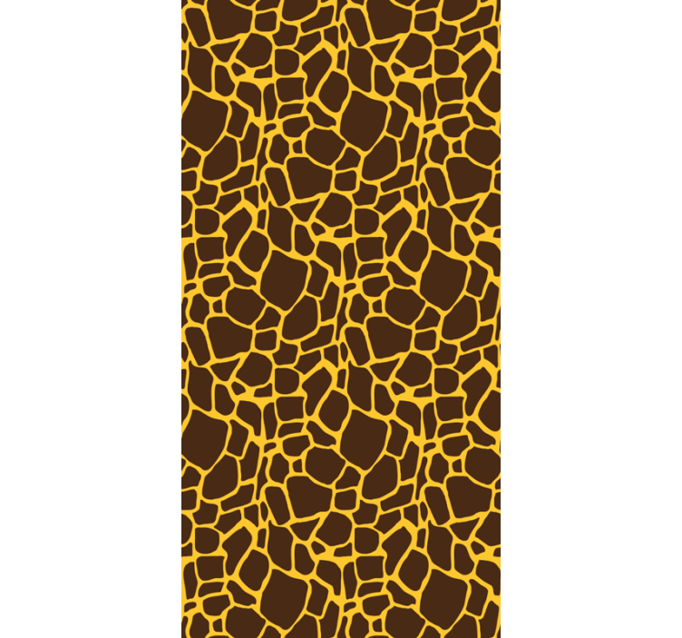 Tenda a rullo animali modello giraffa - TenStickers