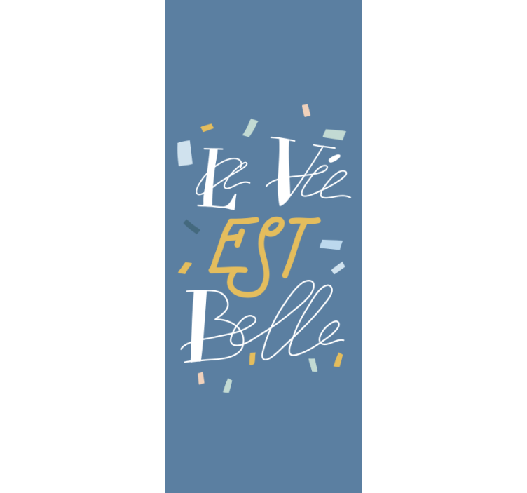 Tende a rullo Camera da letto Testo elegante - TenStickers