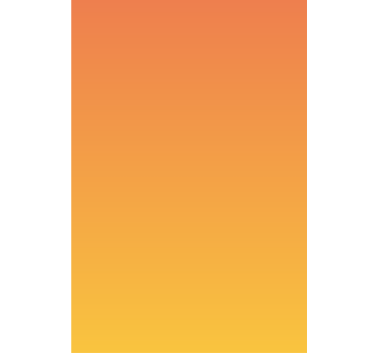 Tenda a rullo oscurante sfumature arancioni sfumate - TenStickers