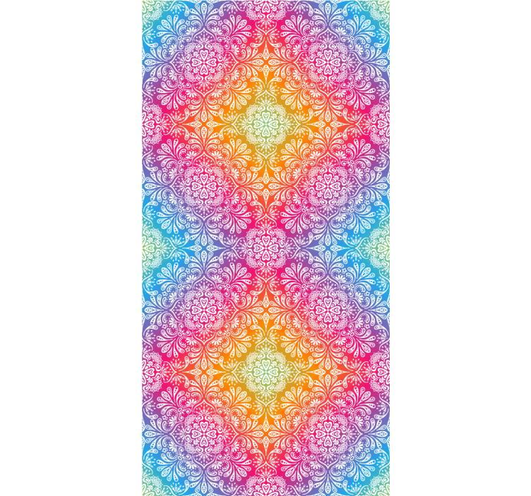 Tenda a rullo zen motivo mandala colorato - TenStickers