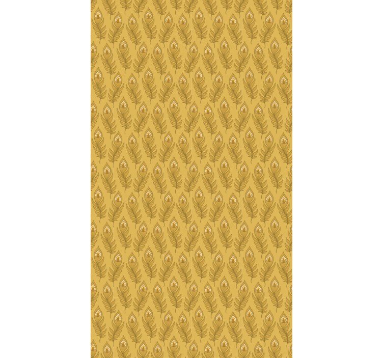 Tenda a rullo fiori e piante grazioso motivo a fogliame - TenStickers