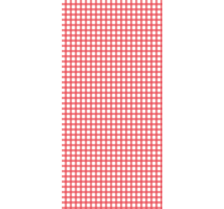 Tende a rullo da cucina Decorazione a quadri rossi red - TenStickers