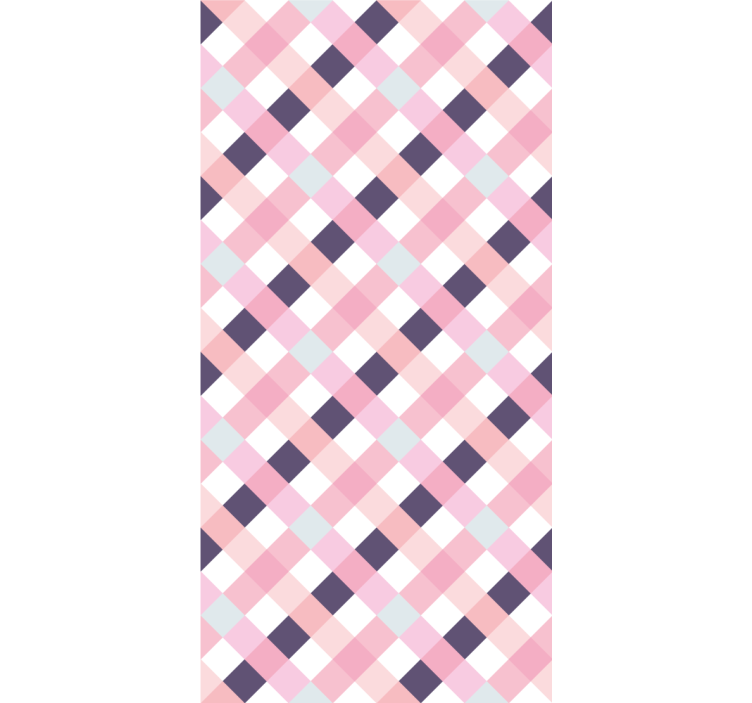 Tenda a rullo moderna armonia del motivo a diamante - TenStickers