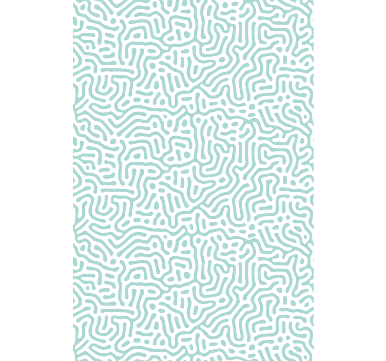 Tenda a rullo cucina moderna motivo natura verde e bianco - TenStickers