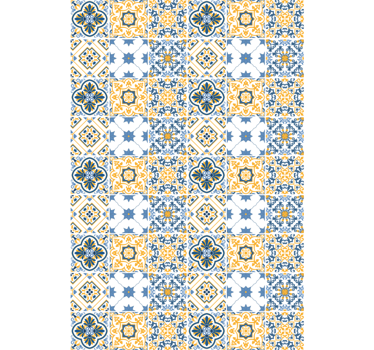 Tende a rullo motivi motivi piastrelle intricate - TenStickers