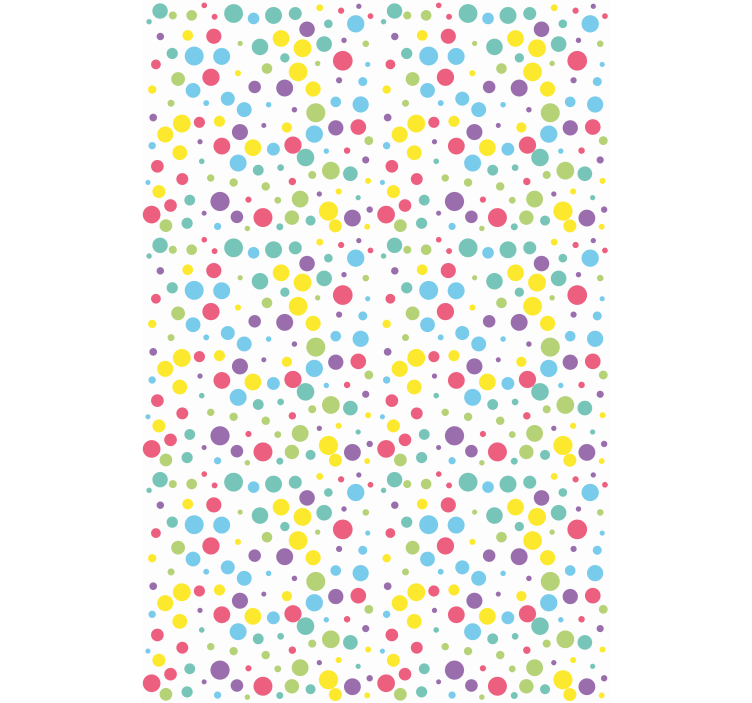 Tende a rullo moderne Motivo a pois colorati - TenStickers