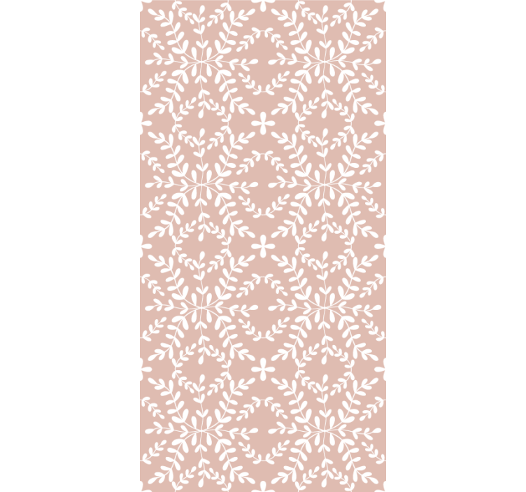 Tenda a rullo fiori e piante tema foglia botanica - TenStickers