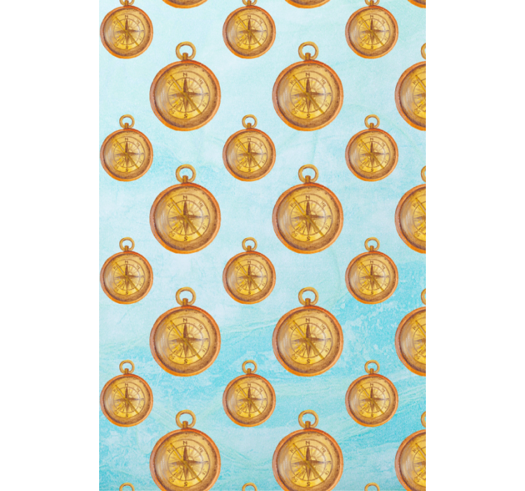 Tenda a rullo originale modello di bussola d'epoca - TenStickers