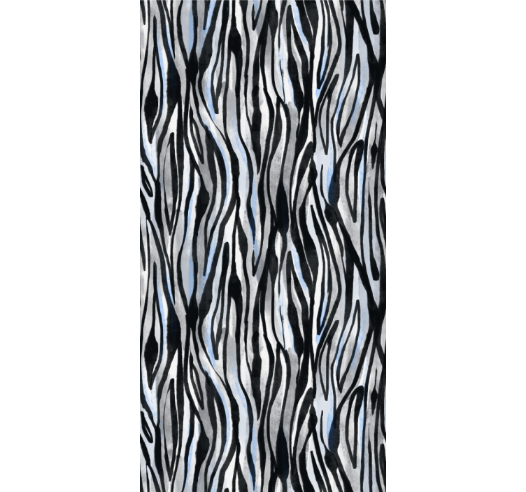 Tende a rullo motivi strisce zebra astratte - TenStickers