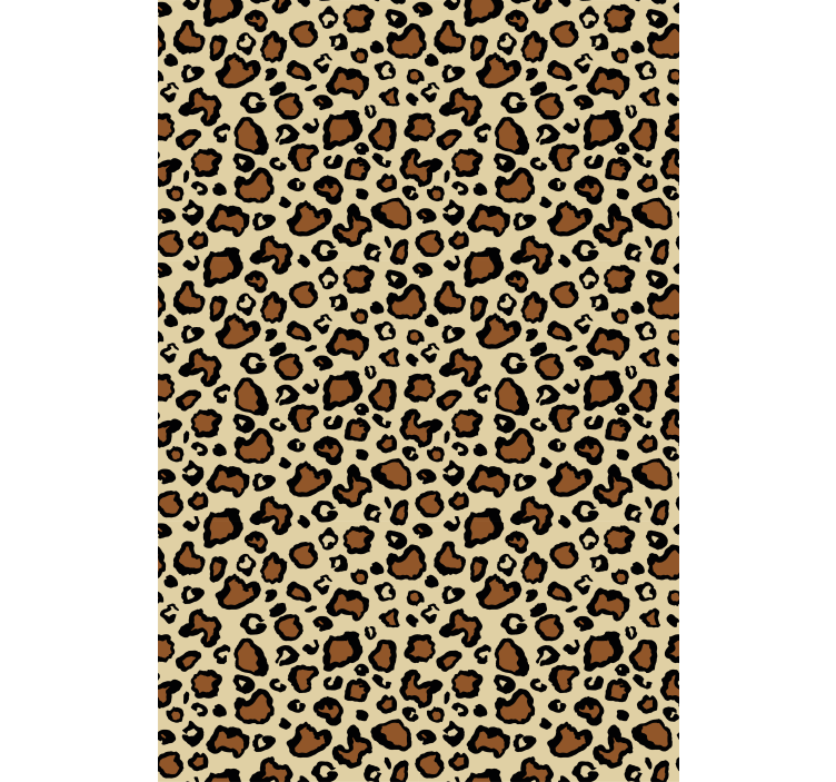 Tenda a rullo animali motivo maculato leopardato - TenStickers