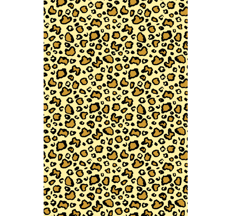 Tenda a rullo animali tema macchia di leopardo - TenStickers