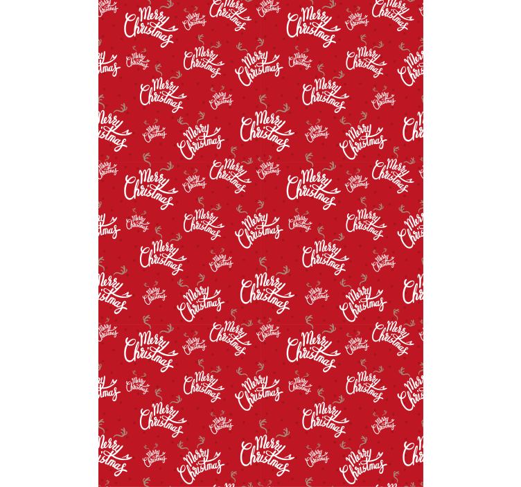 Tenda a rullo frasi modello di buon natale - TenStickers