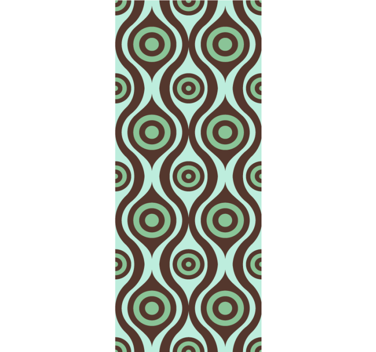 Tende a rullo motivi modello circolare concentrico - TenStickers