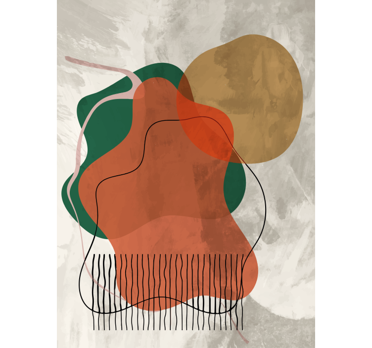 Tenda a rullo moderna formazioni astratte - TenStickers