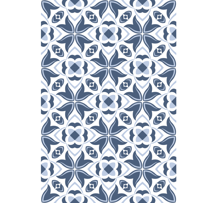 Tenda a rullo cucina tema di piastrelle complesse - TenStickers