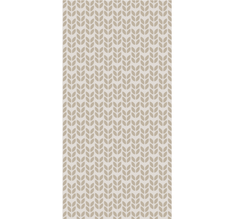 Tenda a rullo fiori e piante disegno del motivo a foglia - TenStickers