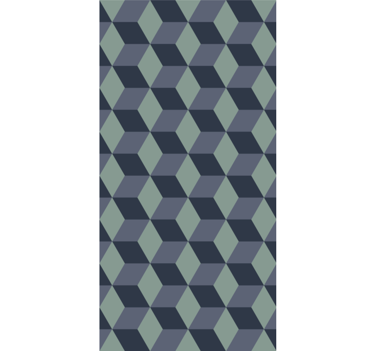 Tenda a rullo moderna organizzazione geometrica - TenStickers