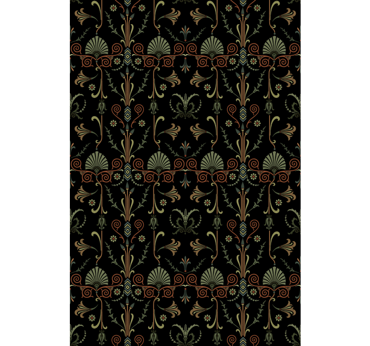 Tenda a rullo cucina graziosi motivi di fogliame - TenStickers