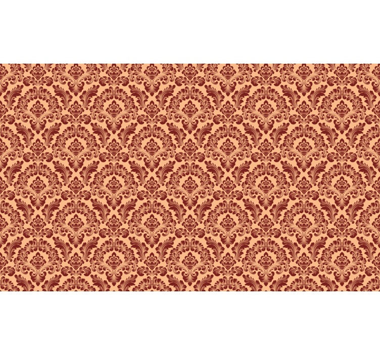 Tenda a rullo elegante tema floreale intricato - TenStickers