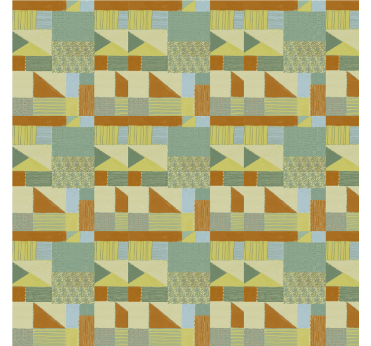 Tenda a rullo moderna esplorazione delle forme geometriche - TenStickers