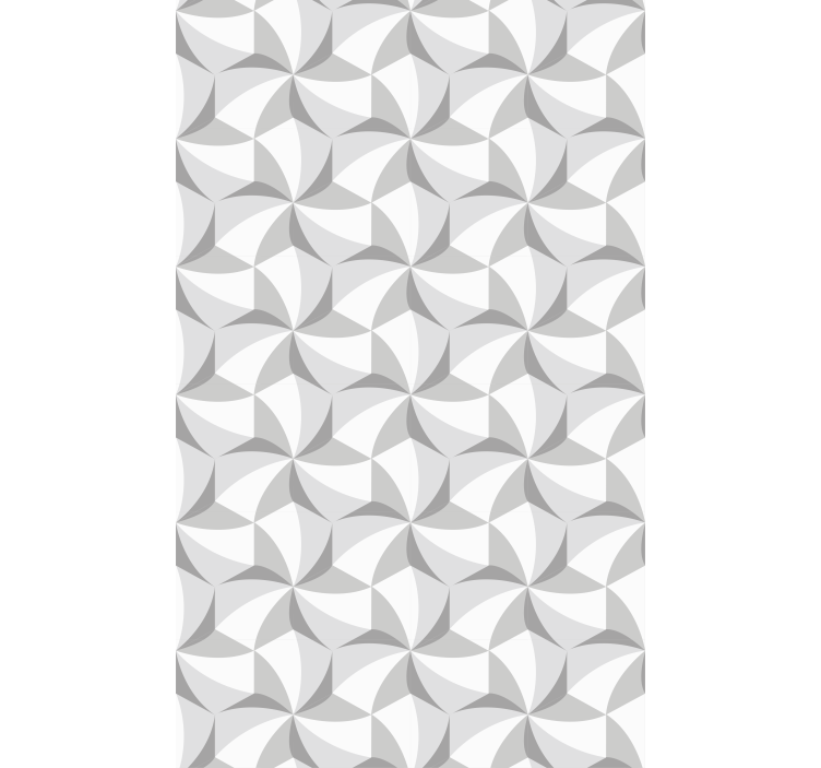 Tenda a rullo moderna tema geometrico grigio - TenStickers