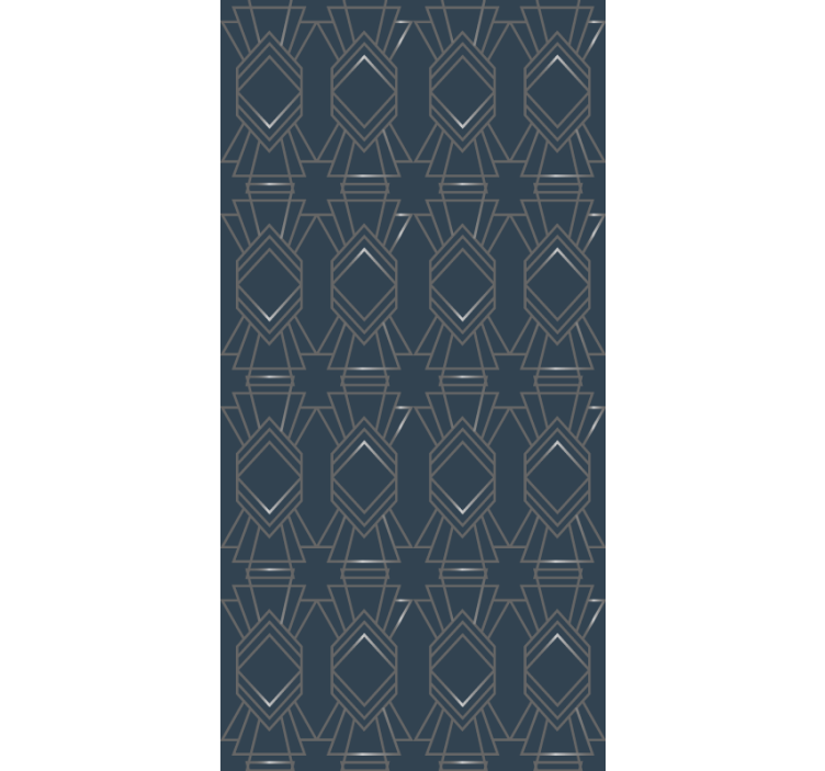 Tenda a rullo moderna modello di forme geometriche - TenStickers