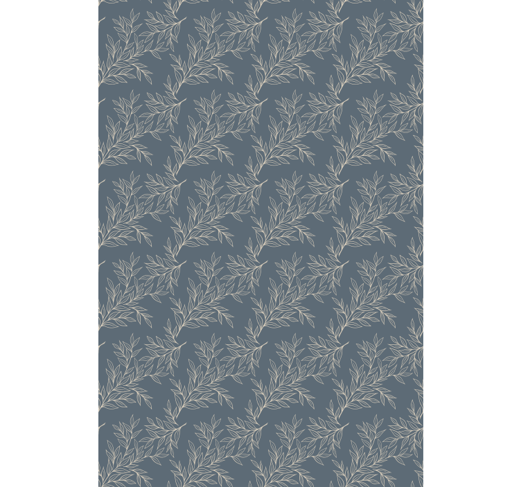 Tenda a rullo con foglie e rami - TenStickers