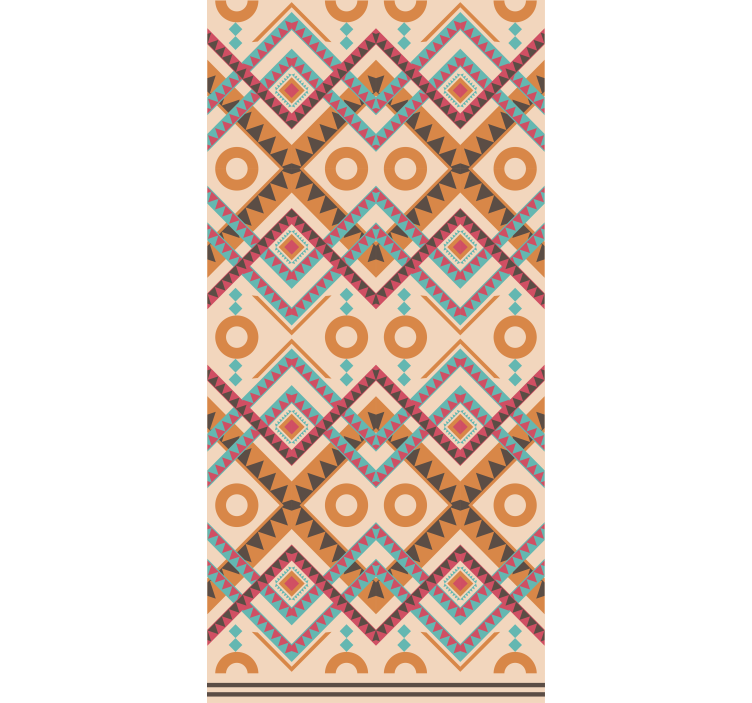 Tende a rullo trame rombi multicolore - TenStickers