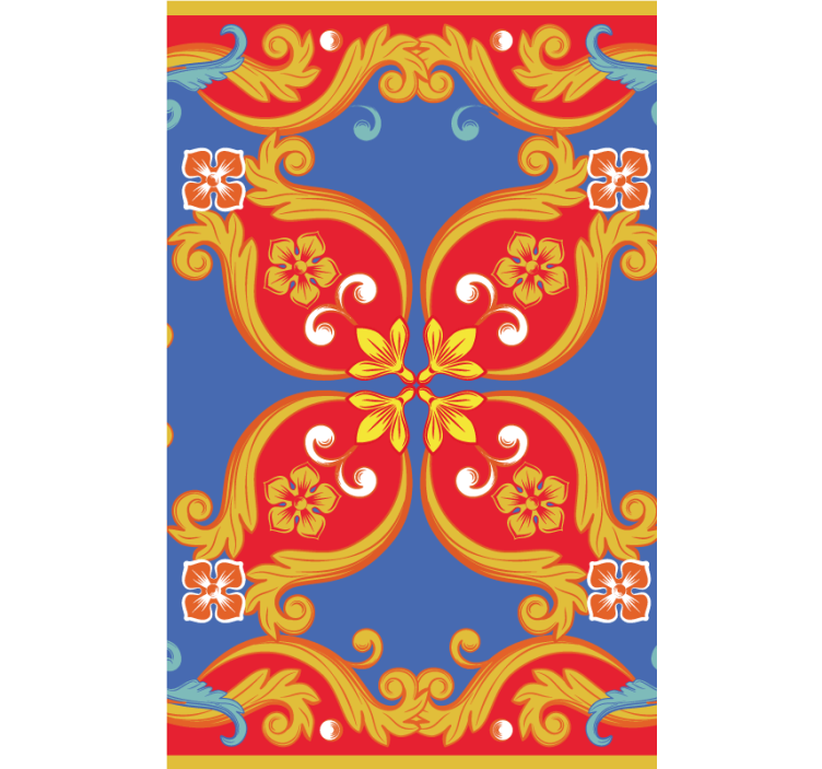 Tende a rullo stile siciliano e colorata - TenStickers