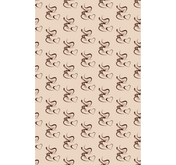 Tenda a rullo cucina moderna illustrazione del caffè - TenStickers