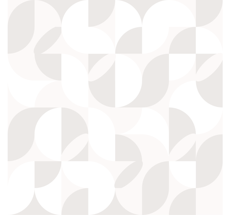 Tenda a rullo soggiorno toni bianchi retrò - TenStickers