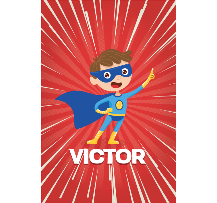 Tende a rullo personalizzabili super ragazzo - TenStickers